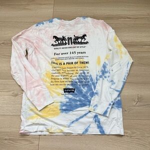 Levi’s longsleeve tie dye shirt size M
